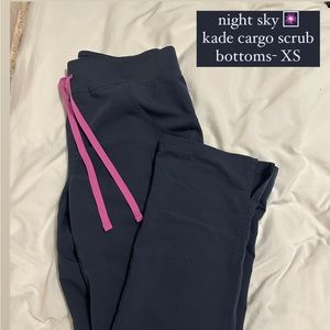 Figs Kade scrub pants in Night sky 🌌🩷